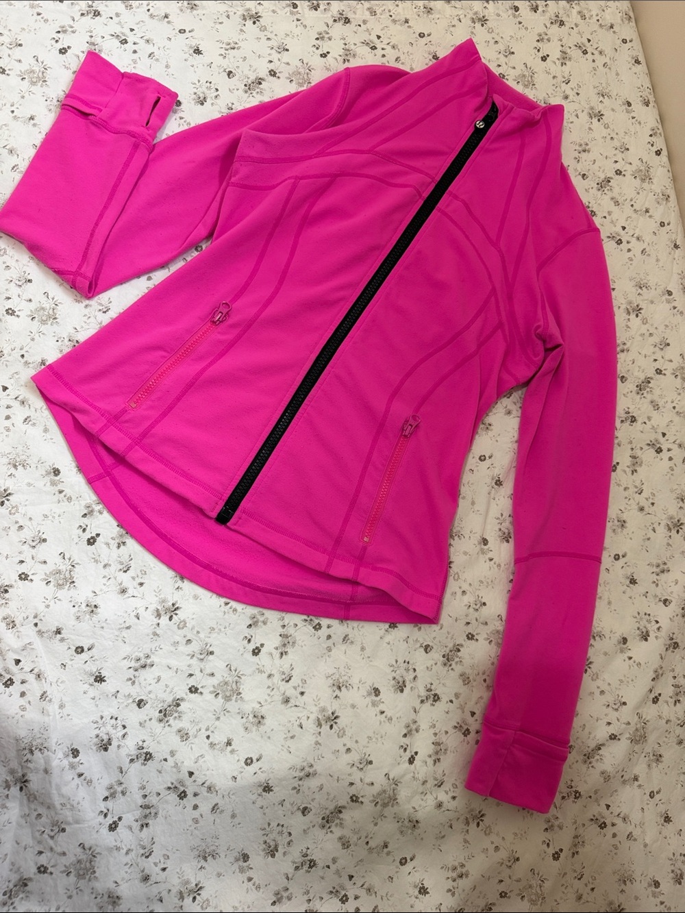 lululemon athletica Hot Pink Full-Zip Utility Jacket